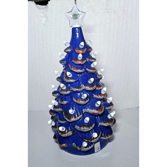 Santas Workshop Collegiate Ceramic Tree ~ U Of Florida Gators ~ 14” - RARE Mint - Picture 7 of 8